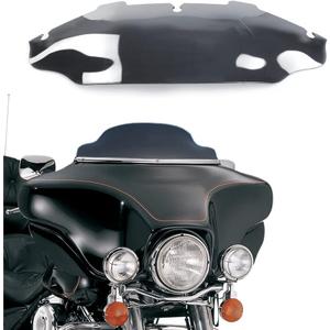 6" Smoke Tint Wave Windshield Windscreen Compatible for 96-13 Harley Davidson Touring Street Glide Electra Glide FLHT FLHTCU Ultra Classic Glide FLHX FLHTK Tri Glide 1996-2013