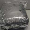 Fluffy Sherpa Queen Comforter Set 3 Pieces,Thick Reversible Down Alternative Fleece Comforter & 2 Pillow Shams,Soft Micromink Winter Warm Plush Bedding Comforter Sets Washable(Charcoal,Queen)