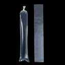 Long Plastic Sleeves 6x50 Inch 50 Pack Poster Poly Bags, 2 Mil Clear Flat Open Blueprint Storage Poster Tube for Large Narrow Items, Waterproof