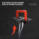 YONZEE Emergency Escape Handle for Tesla Model Y Juniper, Carbon Fiber Pattern Safety Pull Handle, Compatible with 2025-2026 Model Y Door Release, Easy Installation, Durable ABS Material