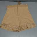 FeelinGirl Tummy Control Shapewear Butt Lifter Shorts Mid-Rise Lace Body Shaper Underwear Nude S
