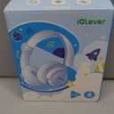 iClever BTH22 Kids Bluetooth Headphones, 60H Play Time, USB C Fast Charging, Bluetooth 5.4, AUX Cord,Safe Volume 74/85 dBA,Toddler Headphones for iPad/Tablet/Travel/School, Blue