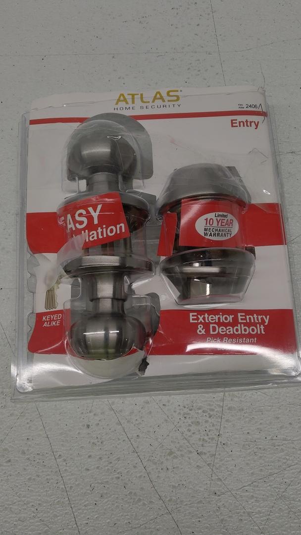 Atlas Home Security Exterior Entry Deadbolt Keyed Alike 8955 Pick Resistant