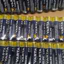 VARTA Longlife AA Batteries (100 Pack), Alkaline Double A Battery