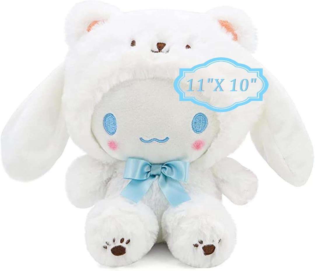 Plush, Kawaii Cartoon Plush Figure Toy, Cute Stuffed Animal Pillow, Cartoon Theme Party Favor for Boys and Girls Fans Birthday Gift 11 * 10in (A)