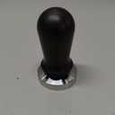 MATOW 53mm Calibrated Espresso Tamper, Calibrated Coffee Tamper with Spring Loaded Wooden Handle Stainless Steel Flat Base, Professional Barista Espresso Hand Tamper