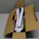 LyriFine Electric Spin Scrubber, New Full-Body IPX7 Waterproof Bathroom Cleaner Brush, Shower Scrubber with Long Handle & 2 Speed, Heads Replacement, Cleaning Supplies for Tub Shower Tile Floor (Classic Black)