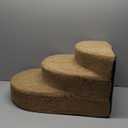 Dog Stairs for Small Dogs, Foam Steps for Small Dogs & Cats, 3 Steps Dog Ramp for High Beds, Couch, Window, Sofa, Pet Stairs with Removable Washable Cover, Non-Slip Sturdy Pet Steps, Khaki