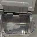 Frigidaire Countertop Crunchy Chewable Nugget Ice Maker, Compact, 33lbs per Day, Metallic Finish