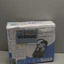 HKAI Baby Bouncer, Portable Baby Bouncer Seat for Babies 0-18 Months, 100% Cotton Fabrics, 3 Modes of use with Rocker and Stationary Options, Infant Rocker Chair with Hanging Toys-Dark Grey