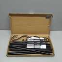 Adjustable Shepherd Hooks for Outdoor, 2 Pack 80 Inch 5 Prong Base Bird Two Sided Feeder Poles, Heavy Duty Shepherds Hook, Suitable for Garden in Hanging Flower Basket, Lantern, Bird Nests