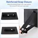 CARFIB 2pcs Car Picture frame Sun Visor Photo Frame Leather Display Memorial Pictures for Couple Family Universal Vehicle Personalized Decor Black