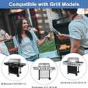 Grill Parts for Brinkmann 810-8411-5 810-1415-W 810-2415-W, Grill Grate & Heat Plate & Burner and Grill Carry Over Tube Replacement for Brinkmann 810-8411-5 Grill