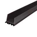 M-D Building Products 40718 Vinyl DENY Heavy-Duty U-Shape Slide-On Under Door Seal, Easy-to-Install, Weatherproof Seal for Doors, Bug Stopper, Effective Draft Blocker, Ideal for Home (36 Inch, Brown)