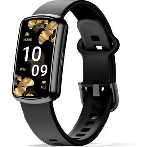Health Fitness Tracker with 24/7 Heart Rate, Smart Watch with Blood Pressure and Blood Oxy-gen Monitor, Bulit-in 120+ Sport Mode, Sleep Tracking Waterproof Activity Tracker for Women Men
