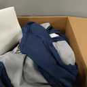 Outdoor Chair Cushions, Set of 6, 18.5 x 16 Inch, Navy Blue, 18.5" x 16" 6 Pack