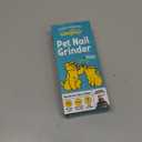 LUCKY TAIL Pet Nail Grinder for Dogs and Cats - Super Quiet and Low Vibration Electric Dog Nail Grinder with 2 LED Lights - USB Rechargeable and Cordless - 2 Speeds - Small to Large Pets - Teal