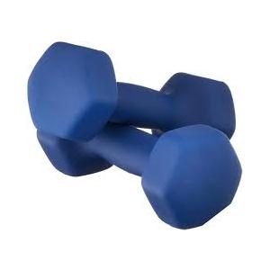 Multi-Colored Neoprene Dumbbells 1kg  2Pack