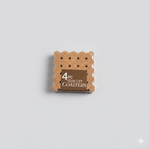 3 Pack Set Biscuit Coasters