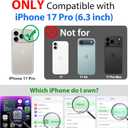 SPORTLINK for iPhone 17 Pro Case - IP68 Waterproof Military Protective Full Body Heavy Duty Shockproof 360 Sealed Dustproof with Camera Screen Protector Phone Cover for iPhone 17 Pro 6.3" Blue