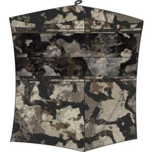 Muddy Infinity Camo Shadow Mesh Windows Black Backed Water Resistant Heavy-Duty 600 Denier Fabric Ground Blind, 2-Person
