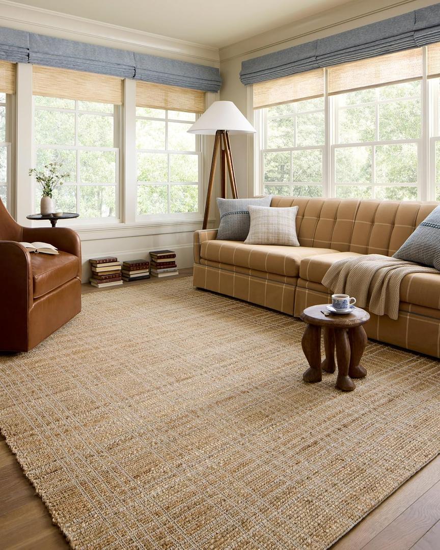 Loloi Chris Loves Julia Judy Collection JUD-01 Natural/Cream 7'-9" x 9'-9" Area Rug