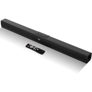 Sound Bar, Soundbar for TV 60W Powerful HD HiFi Stereo Sound Soundbars Bluetooh 5.0 Wireless Control with ARC AUX Opt (26.7IN)