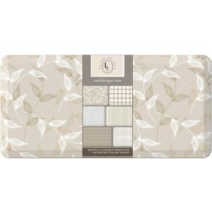 Anti Fatigue Mat by Laurel Lane Co.  Designer Anti Fatigue Mats for Kitchen Floor, Kitchen Mats for Floor, Desk Mat  Cushioned 0.75" Thick  Stain Resistant  Non-Skid Bottom  20" x 39"