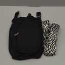 WOOMADA Water Bottle Holder Bag with Strap, 40/32 oz Crossbody Bag Gym Accessories, Sling Purses for Women(Black)