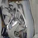 YTFCstep Roller Skate Shoes for Boys and Girls Kids LED Light Up Fashion Sneakers with Rechargeable and Detachable Wheels The Gift for Party Birthday Christmas Day,6.5 Big Kid,Silver, 40