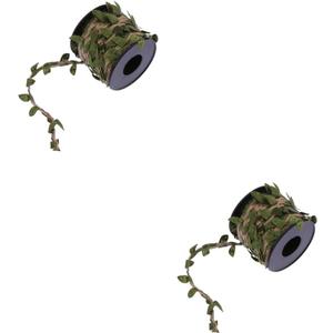 DOITOOL 2pcs String Twine Artificial Vines Jute Twine for Decor Rustic Wedding Bouquet Decorations