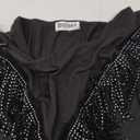 PESION Women's Fringe Trim Shirts Short Sleeve Tassel Trim Blouse T-Shirt Tops Size 3XL