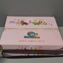 Extra Large Toy Box Chest, Collapsible Storage Organizer with Lids, Sturdy Cartoons Toybox for Boys Girls, 26"x13"x16" Kids Storage Bin Box Baskets for Living Room, Playroom, Nursery (Cherry Red)