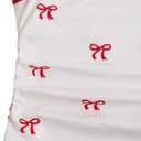 SweatyRocks Girl's Cherry Spaghetti Strap Camisole Cami Sleeveless Scoop Neck Cute Tank Top (White, Size 10 Years)