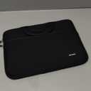 amCase Chromebook Case11.6 to 12 inch Neoprene Travel Sleeve with HandleBlack