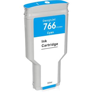 KSUMEI 766 Ink Cartridge Cyan P2V89A 300ml Compatible with HP 766 DesignJet XL3600 Printer