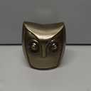 HD Designs Aluminum Owl Gold 3.6 Inches Home Decor Desk Table Shelf Figure