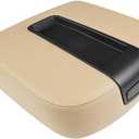 Center Console Armrest lid Cover Compatible with 2007-2013 Silverado Tahoe Suburba Avalanche Sierra Yukon XL Arm Rest Center Console Cover Lid, Replac OE 19328711, Beige