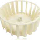 PartsBroz Y303836 Blower Wheel With Clamp - Compatible With Whirlpool Maytag Jenn-Air Dryer - Replaces AP4294048 PS2200270 303836 312913 3-12913 1245880 312913 K35-239 DE303 DE410 DE512 LDE512