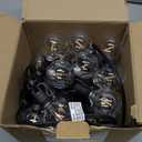 Brightown Outdoor String Lights, 50+5FT 25 G40 Bulbs Shatterproof Patio Lights, IP65 Waterproof Dimmable Hanging Connectable Globe LED Outdoor Lights for Christmas, Backyard, Bistro, Porch
