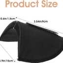 Ptwola 3 Pairs Shoulder Pads for Women Clothes Soft Sponge Anti-Slip Detachable Shoulder Pad Reusable No-Sewing Required High Low Shoulders Enhancer for Men Blazer Suit Coat Shirt Sewing Accessories (1.5cm thick)