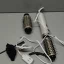 Hair Dryer Brush, 3-in-1 Rotating Round Hot Air Spin Brush Set with 2 Brushes (2" & 1.5"), Negative Ionic Blow Volumizer, 2 Detachable Auto-Rotating Curling Brush 100-120V