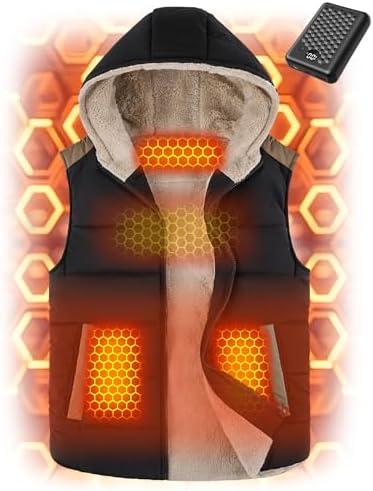 MNZZ Graphene Heated Vest for Women 7.4V Fast Charge Large Capacity Battery XL