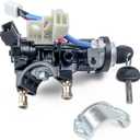 81910-B2100 Ignition Lock Switch Assembly with Keys Compatible with Kia Soul Soul EV 2014-2019, Ignition Lock Cylinder with Housing Replace# 81910B2100, 81450-34190, 81905-B2110