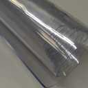 48 x 60 Inch Clear Table Cover Protector, 2mm Thick Clear Table Protector for Dining Room Table, Plastic Table Cover, Waterproof Table Pad for Kitchen, Office