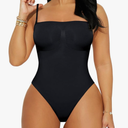 REORIA Shapewear Bodysuits for Women Tummy Control Seamless Body Shaper Sculpting Snatched Waist Butt Lifting Thigh Slimmer XS