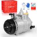 PHOBOOS A/C Compressor with Clutch Compatible with Ford Fusion 2013-2020, Edge 2016-2018 & Lincoln MKZ 2013-2018, 2.0L/2.5L. Fast Cooling, Low Noise, Easy Installation, Ref. CO-29119C, 198356