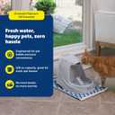 PetSafe Drinkwell Platinum Cat Water Fountain - Pet Fountain for All Pet Sizes, Encourages More Drinking, Includes Replaceable Carbon Filter, Indoor Use, Grey (168 oz/5L)