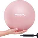 APEXUP 9 Inch Pilates Ball Small Exercise Ball for Yoga, Fitness, Balance, Core Workout, Physical Therapy (Pink)
