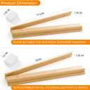 Bamboo Mahjong Racks with Magnetic Pushers,20 in